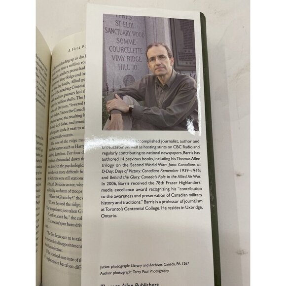 Victory at Vimy by Ted Barris – G+ Canadian WWI History Paperback Book - Picture 3 of 4